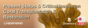 Present Status & Critical Issues on Coral Transplantation & Restoration（PDF DL）
